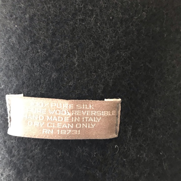 Vintage Italian Silk and Wool Scarf - Picture 4 of 8